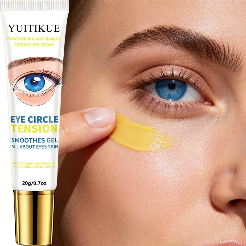 YUITIKUE Eye Circle Tension Smoothing Gel | Moisturizing & Firming Essence Eye Cream For All Eye Skin Types 20g Peaceful Pleasures Health and Wellness