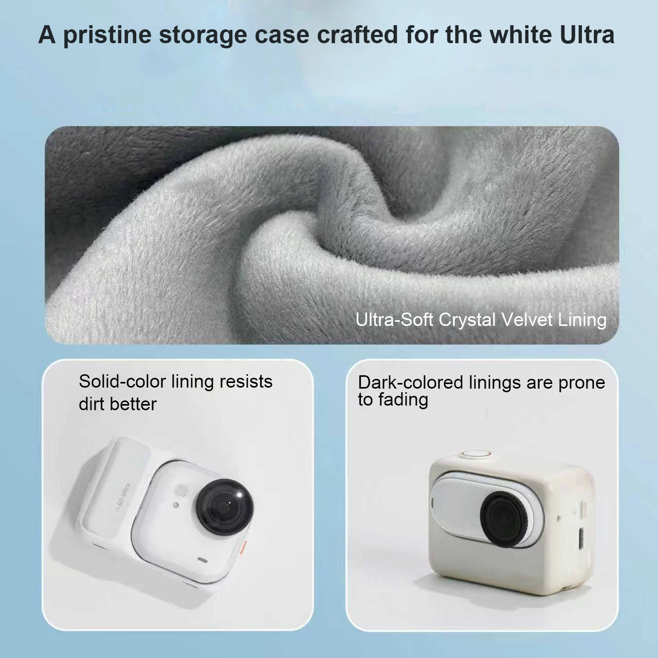 High-Density Water-Repellent Portable Mini Bag For Insta360 Go Ultra Waterproof Storage Bag Protective Case Storage Case Peaceful Pleasures Health and Wellness