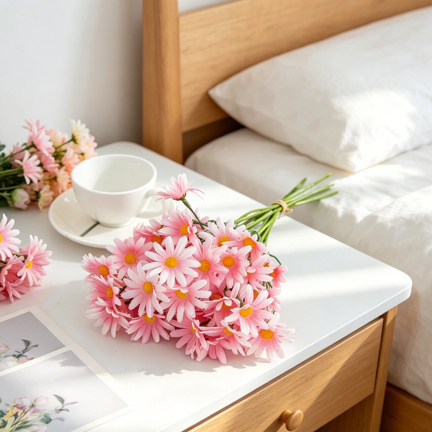 Artificial Silk Chrysanthemum Bouquet | Wedding & Home Decor