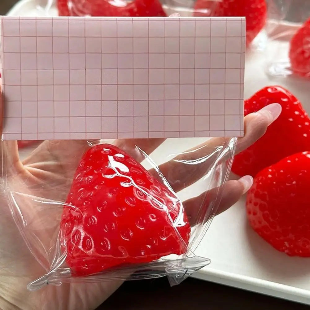 Strawberry Squishy Fidget Toy – Cute Squeeze Ball for Relaxation