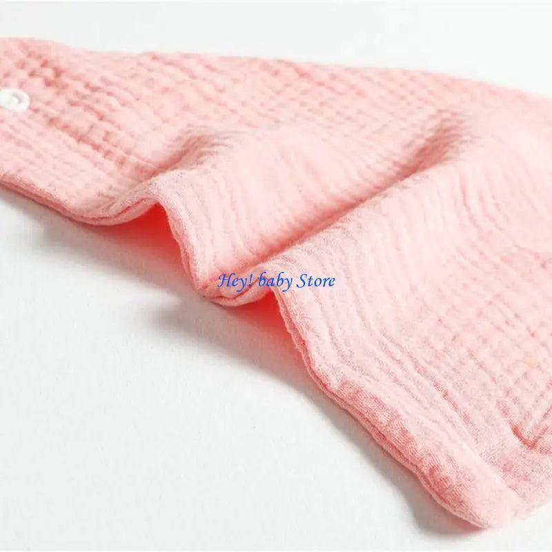 Baby Muslin Drool Bibs 3-Pack | Soft Absorbent Cotton Teething