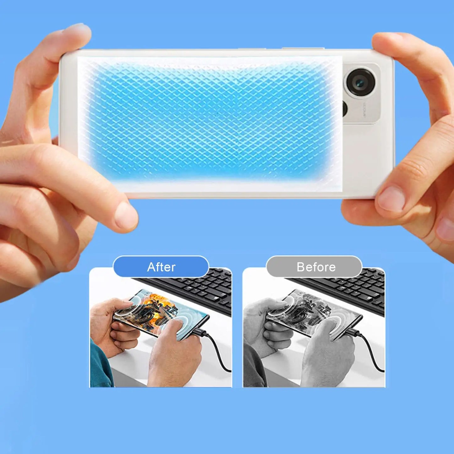 8-Hour Cooling Gel Patches – Disposable Body Cooling Stickers 10pk