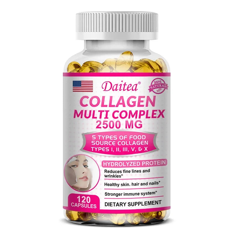 Daitea Hydrolyzed Collagen Capsules – Skin, Hair, Nails & Joints