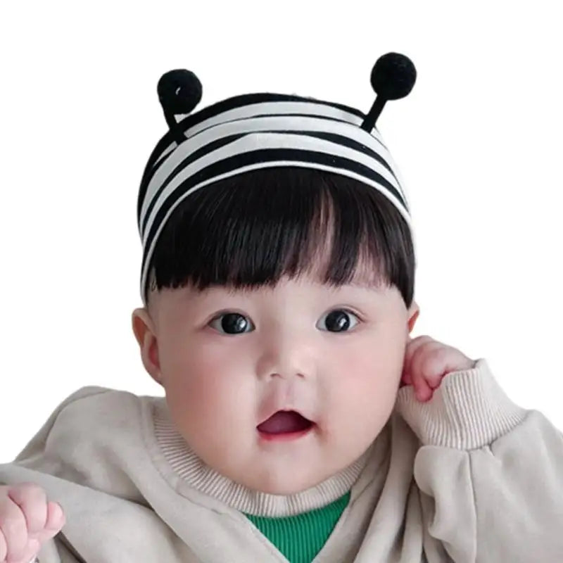 Baby Girls Hairband with Bangs – Cute Infant Headpiece