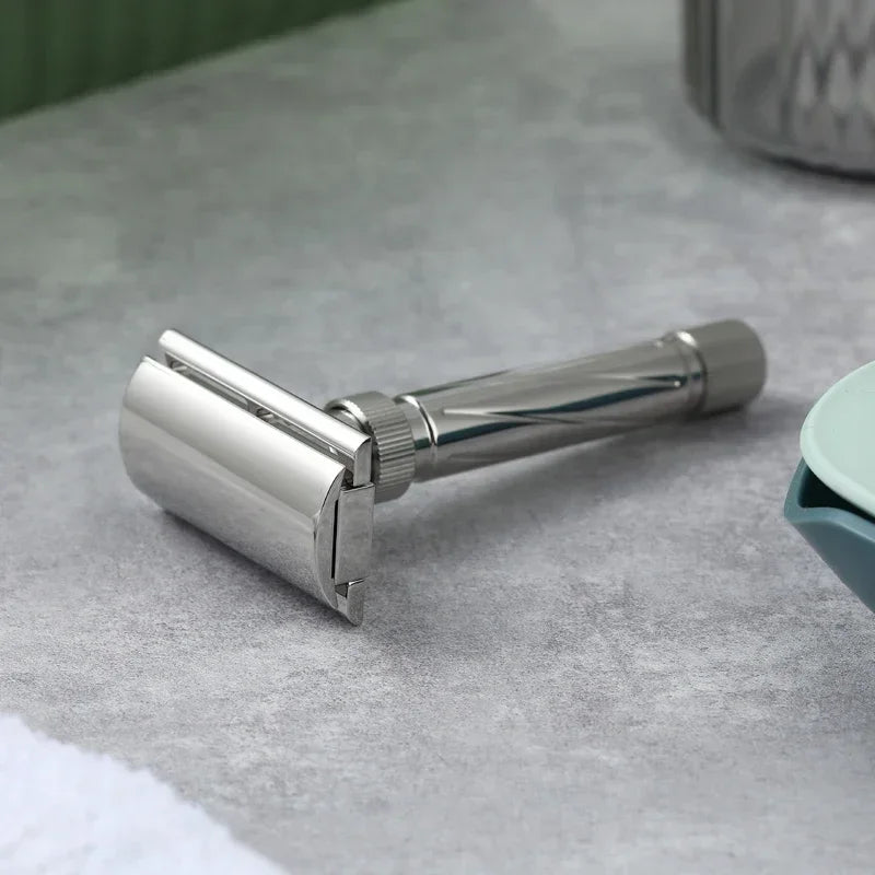 Yaqi Ultima Stainless Steel Adjustable Safety Razor for Men - Comfortable Shaving Experience Peaceful Pleasures Health and Wellness