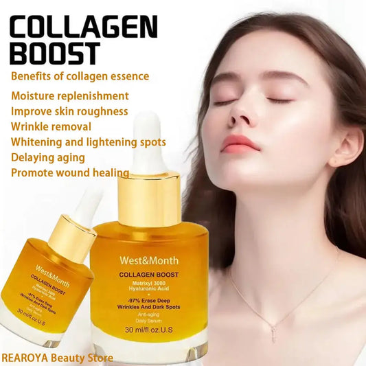 REAROYA Collagen Face Serum 30ml – Hydrating & Firming Peaceful Pleasures Health and Wellness