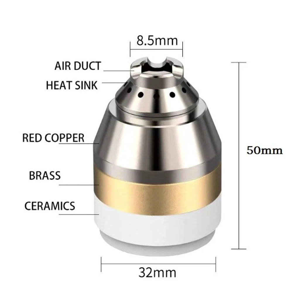 P80 Plasma Cutting Torch Nozzle Copper Protective Sleeve Welding