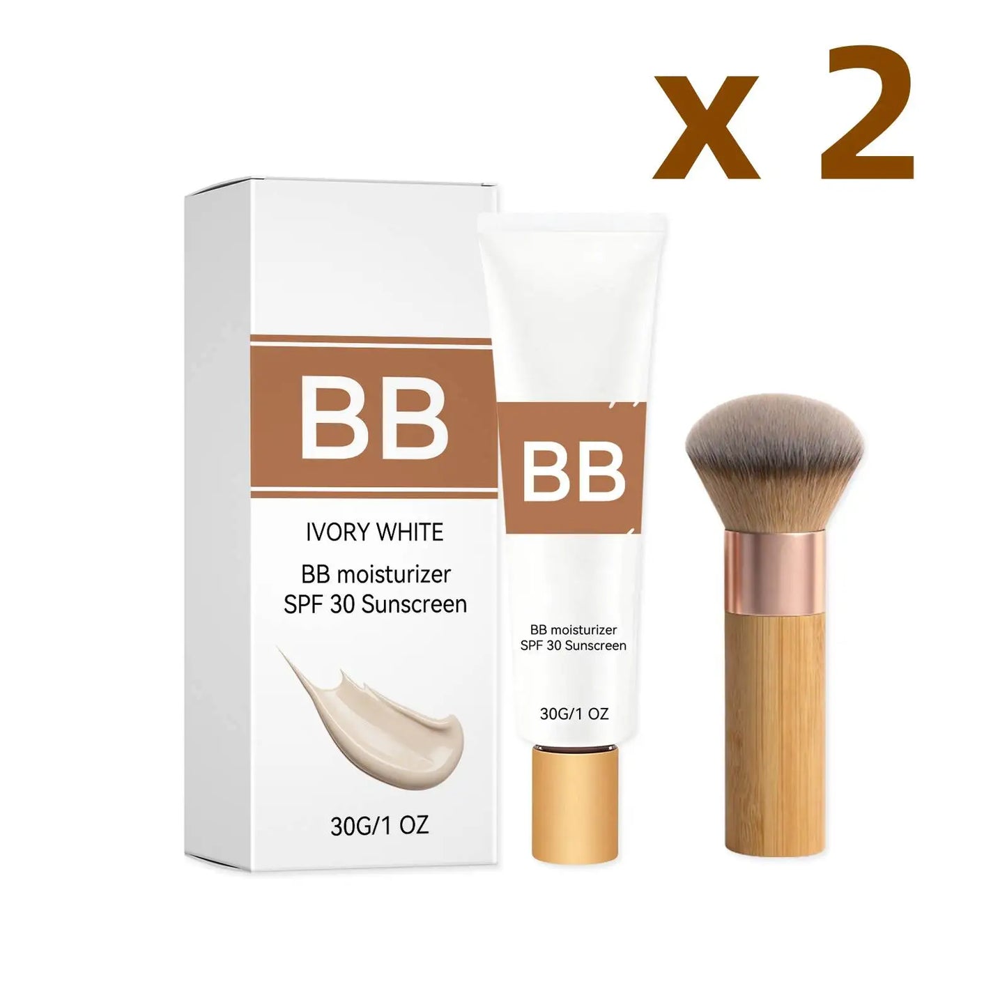 BB Cream SPF 30 Full Coverage Concealer Foundation – 3 Shades