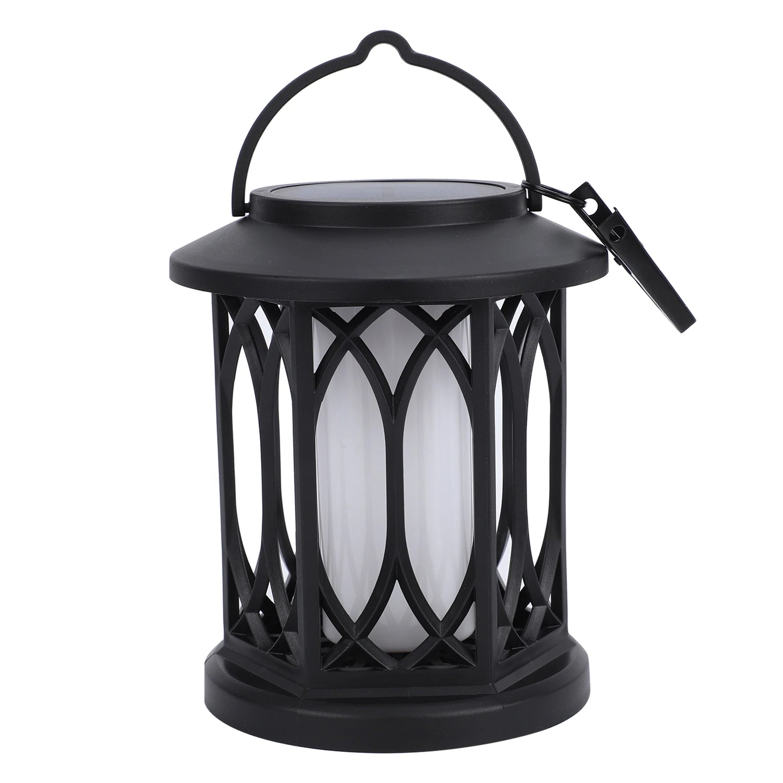 2 Pack Solar Hanging Lights, Outdoor Solar Lantern with Flickering Flame Effect, Monocrystalline Solar Panel, IP65 Weatherproof Peaceful Pleasures Health and Wellness