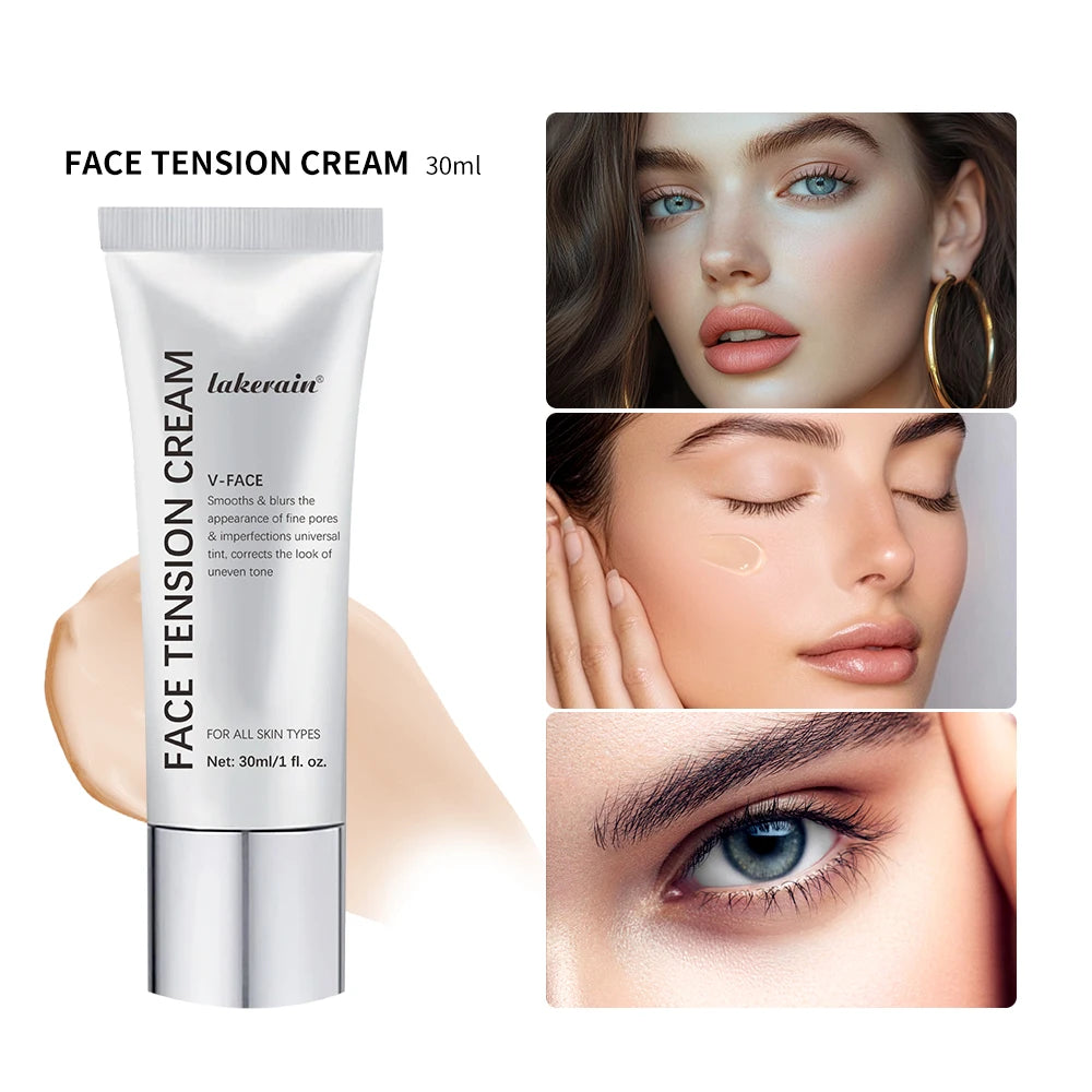 Face Tighten Cream No-Filter Primer Firm and Blur Skin for Flawless Makeup Application Reduce Fine Lines Pores and Imperfections Peaceful Pleasures Health and Wellness army green