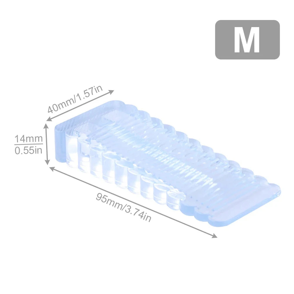 1X Rubber Door Stopper Home Anti-collision Safety Silicone Anti Slip