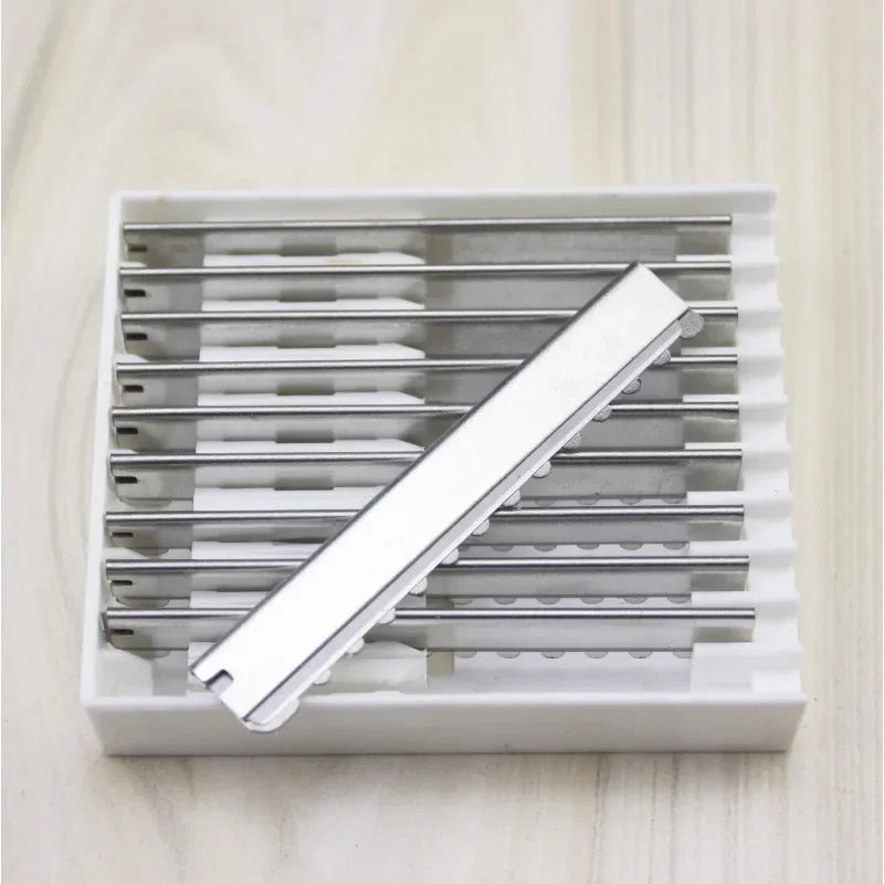 10/20pcs Safety Hair Knife Razor Blades Barber Stainless Steel Hairdressing Trimmer Thinning Cutting Blade Salon Shaving Blade Peaceful Pleasures Health and Wellness