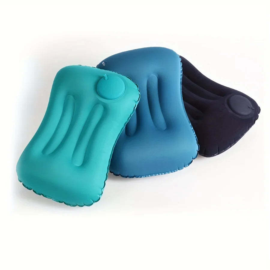 Inflatable Travel Pillow – Neck & Lumbar Support | Airplane & Car