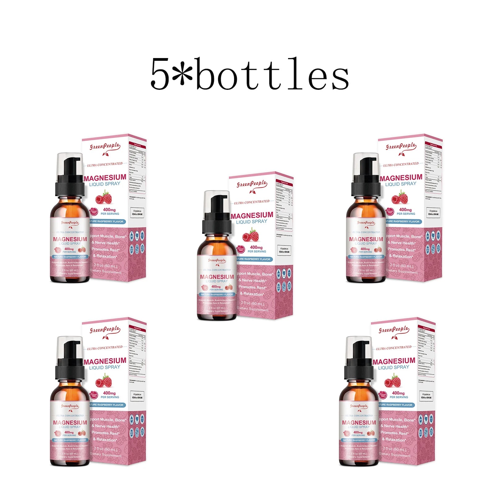 Magnesium Glycinate Liquid 400mg – With Vitamin B6, C, D & Zinc Peaceful Pleasures Health and Wellness