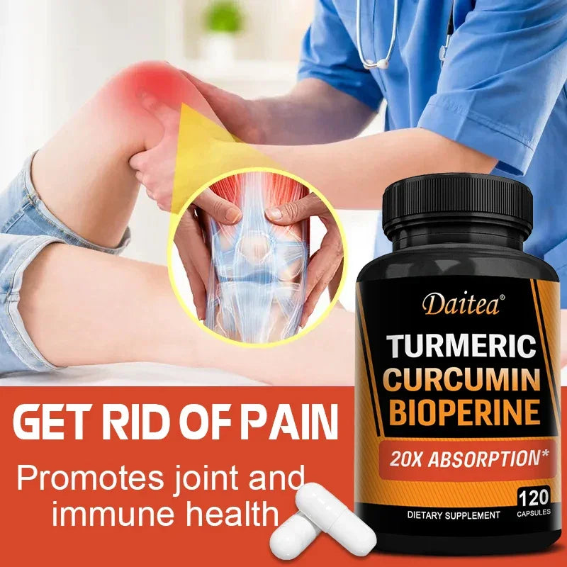 Turmeric Curcumin with Ginger & Black Pepper 2665mg Peaceful Pleasures Health and Wellness