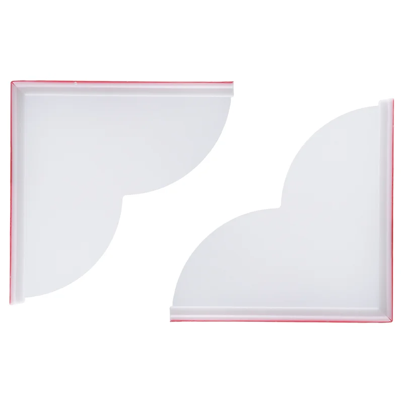 Y51A-2PCS Bathtub Corner Splash Guard, Acrylic Corner Guard Shower Bathtub Guard, Bathroom Bathtub Splash Guards Easy Install Peaceful Pleasures Health and Wellness