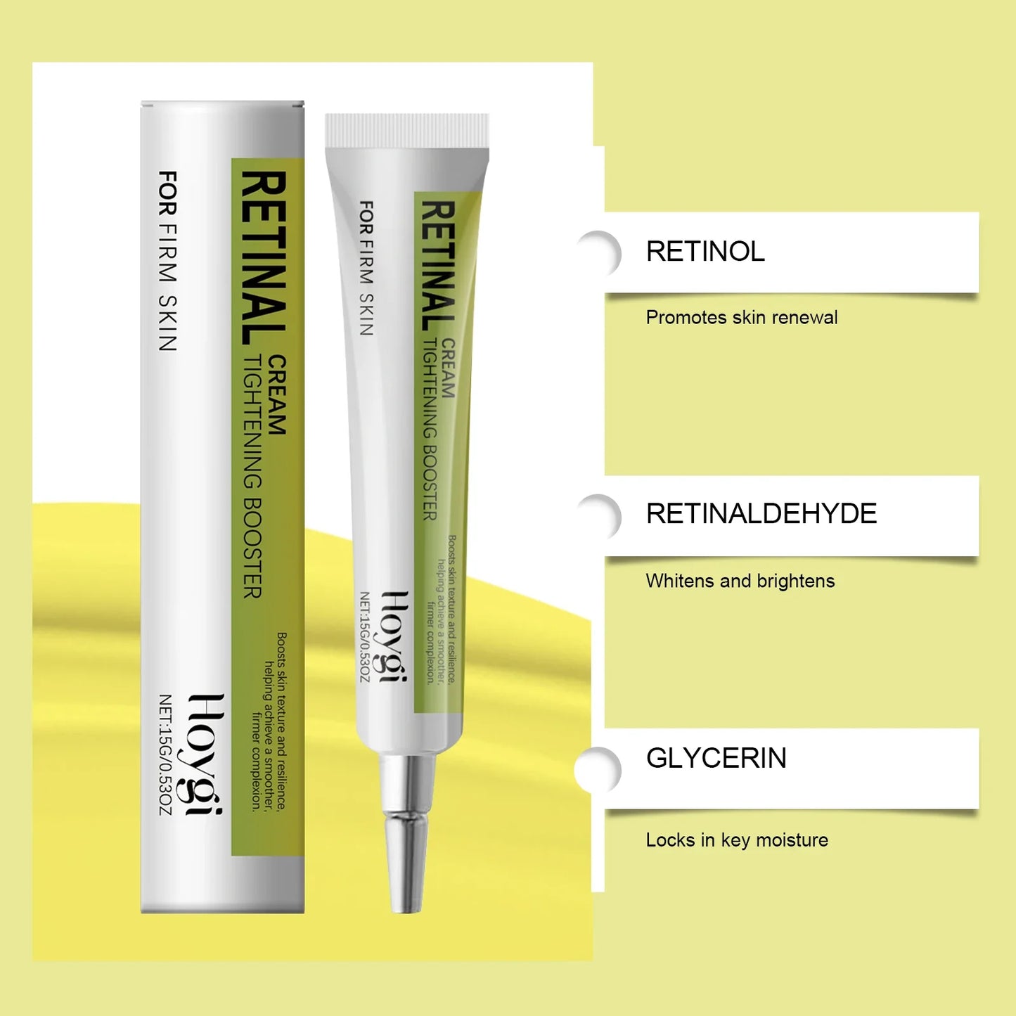 Hoygi Retinol Eye Cream – Dark Circles, Firming & Hydrating 15g