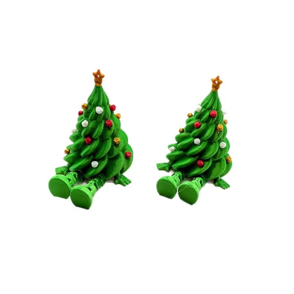 3D Printed Movable Christmas Tree Figurine | Xmas Décor