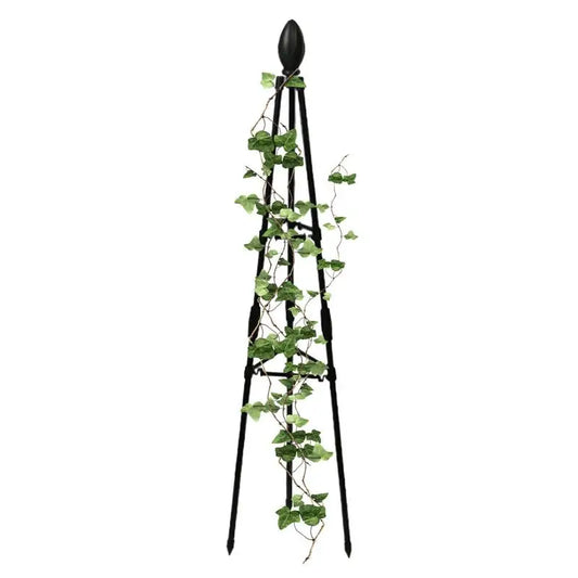 Metal Tower Trellis for Climbing Plants | Vine & Flower Stand Climbing Plant Trellis Peaceful Pleasures Health and Wellness