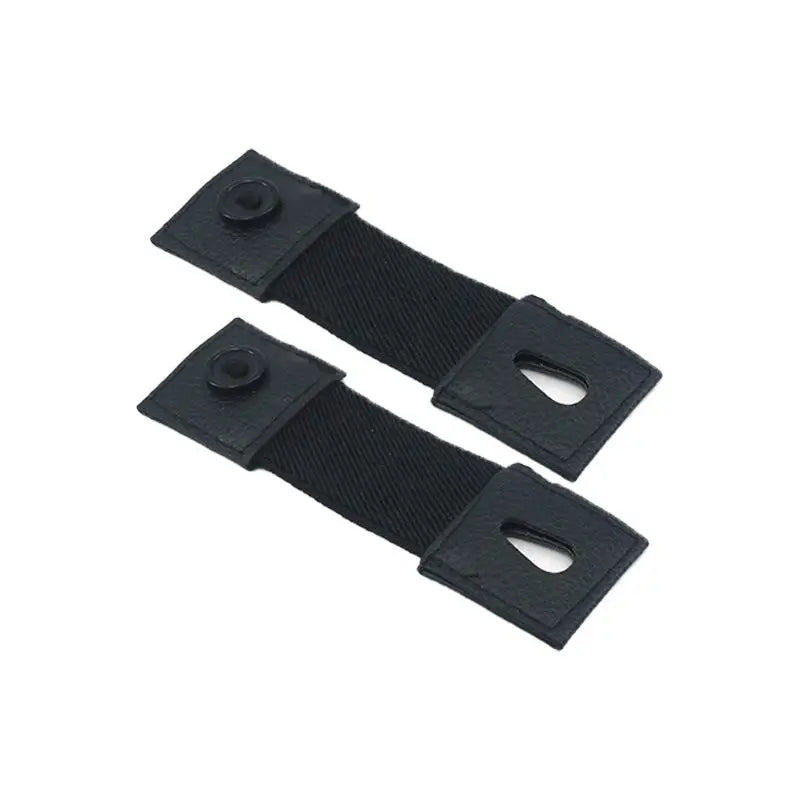 Shirt Sleeve Extension Strap Adjustable Buckle Garter for Men Women Long Sleeve Button Cuff Extender Accessory Peaceful Pleasures Health and Wellness black
