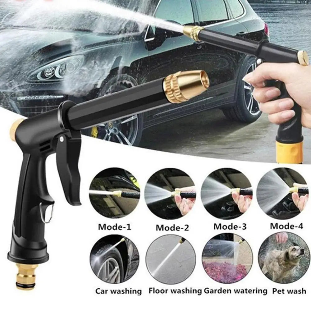 High-Pressure Garden Hose Spray Nozzle | Multi-Pattern Water Blaster