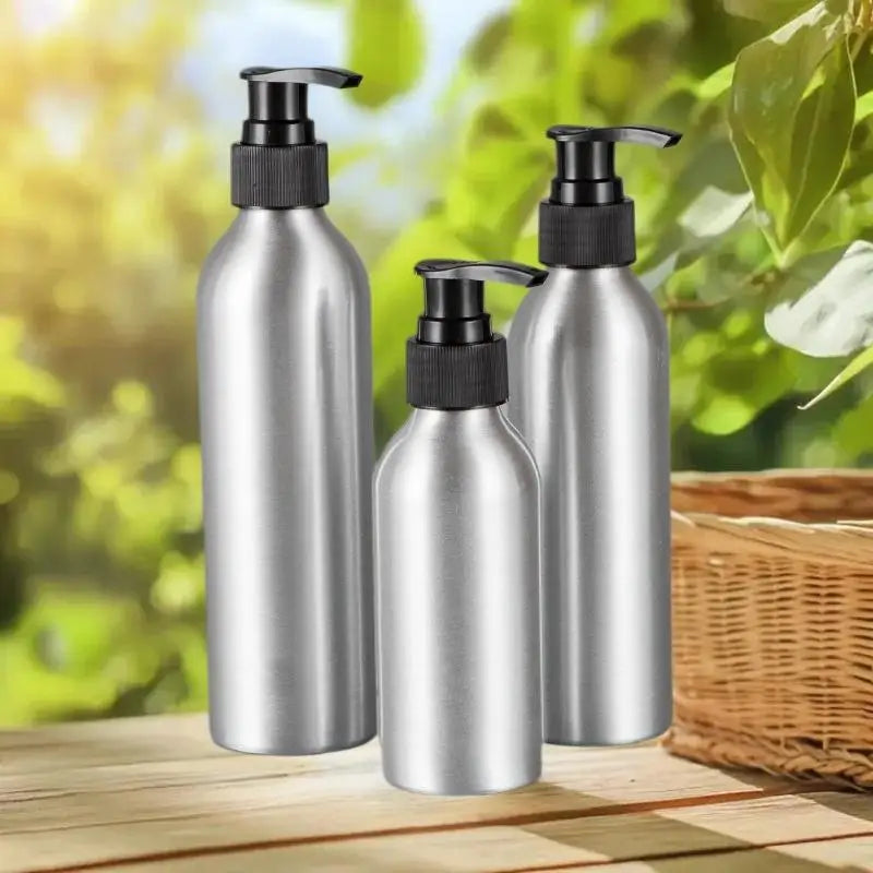 Refillable Foaming Soap Dispenser Portable Rustproof Aluminum Press Bottle Shampoo Shower Bottles Kitchen Bathroom Accessories Peaceful Pleasures Health and Wellness