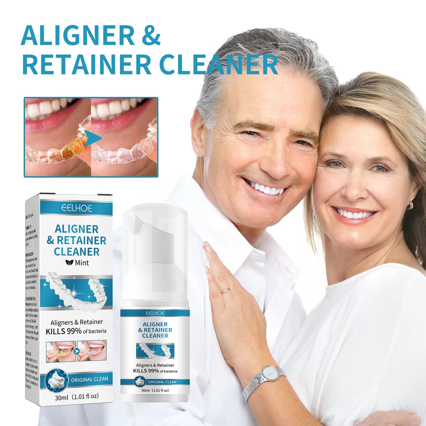 Denture Cleaner Effectively Remove Stains Eliminate Odors Reduce Bacterial Growth Fresh Mint Oral Care Whitening Denture Cleaner Peaceful Pleasures Health and Wellness