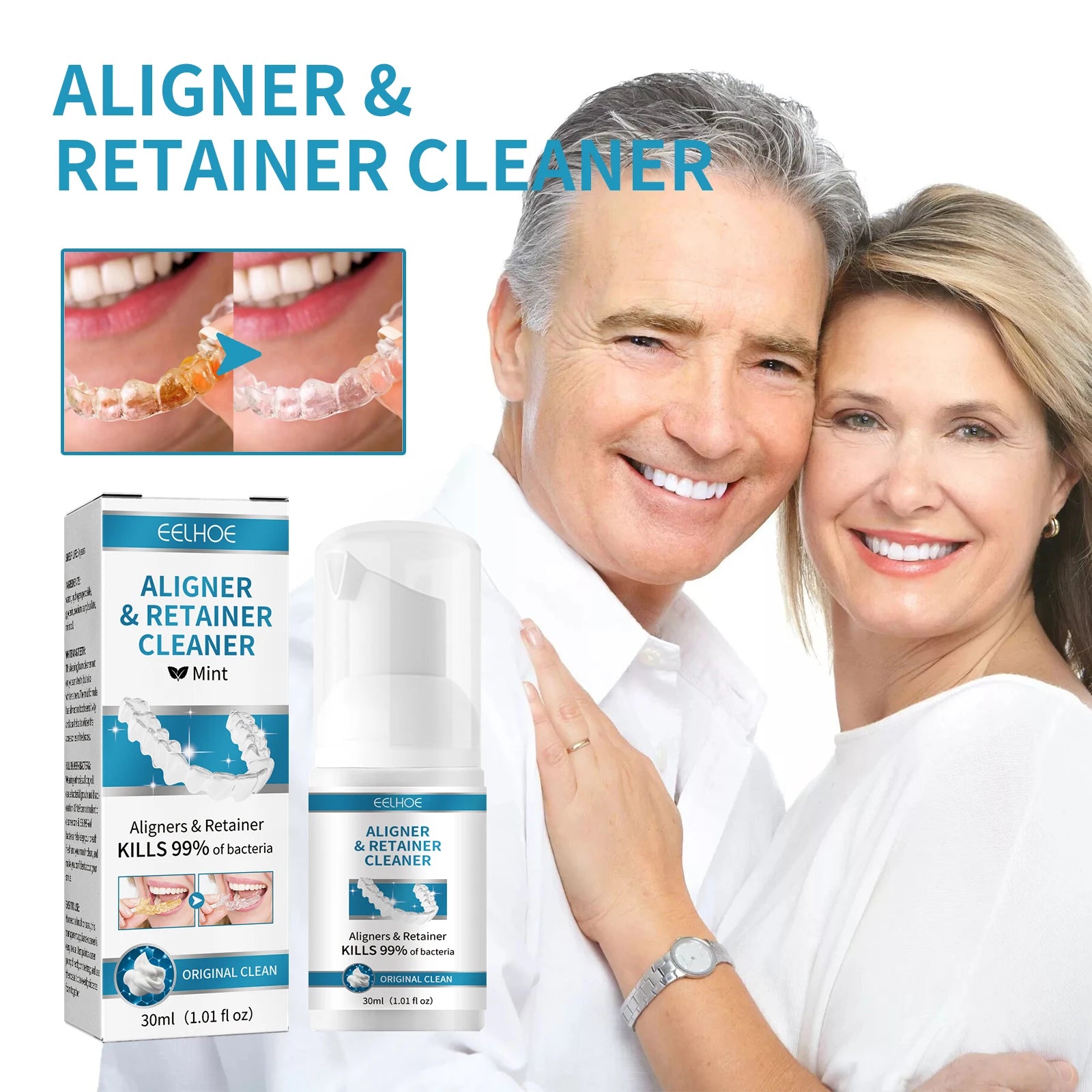 Denture Cleaner Effectively Remove Stains Eliminate Odors Reduce Bacterial Growth Fresh Mint Oral Care Whitening Denture Cleaner Peaceful Pleasures Health and Wellness