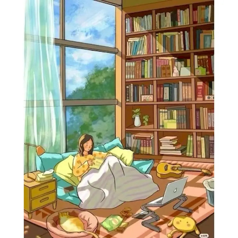 GATYZTORY 60x75cm Paint by Numbers Kit – Landscape Canvas