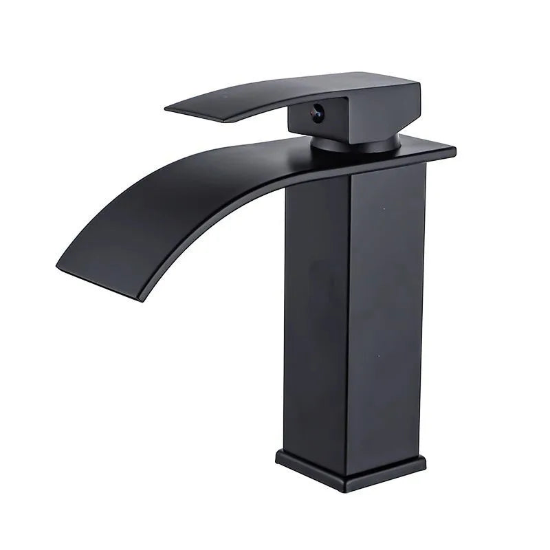 Waterfall Bathroom Faucet | 304 Stainless Steel Single Handle Mixer