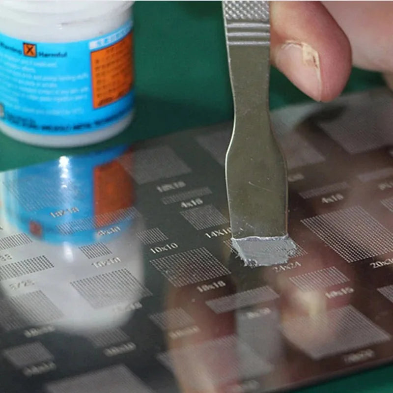 1pcs Memory Metal Tin Scraping Knife Solder Paste Mixing Knife Pry Opening Spudger for Mobile Phone Repair Tools Peaceful Pleasures Health and Wellness