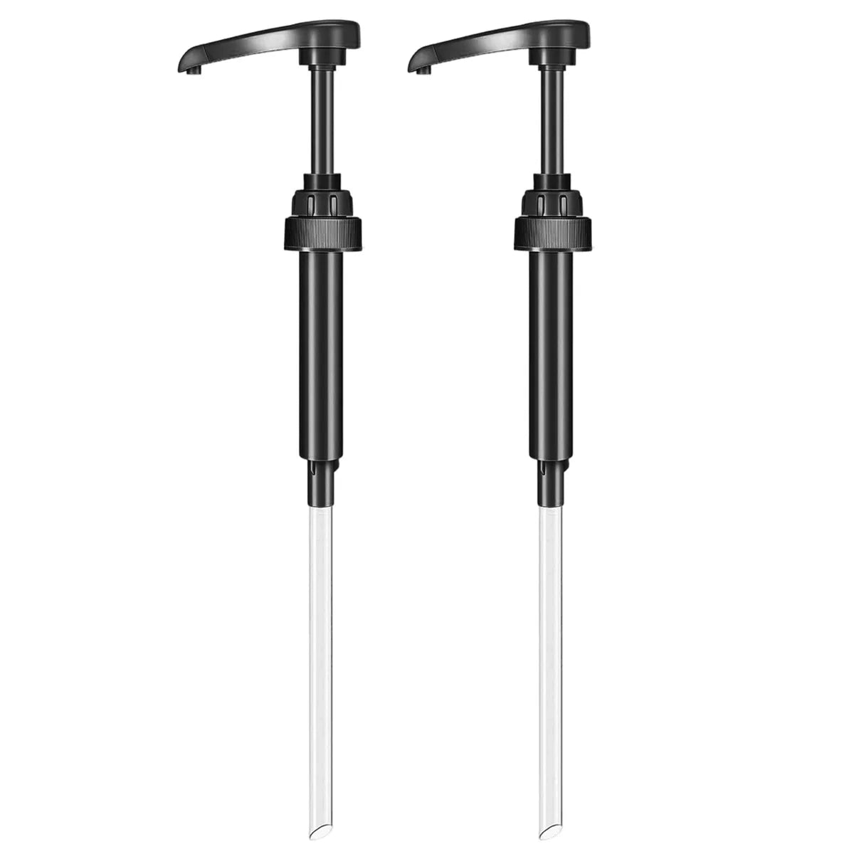 2/4/6/8 Pack Coffee Syrup Pump Dispenser, Syrup Pump for 750ml/25.4 oz Syrup Bottle, Black Pumps for Coffee Syrup Bottle Peaceful Pleasures Health and Wellness 2 pcs