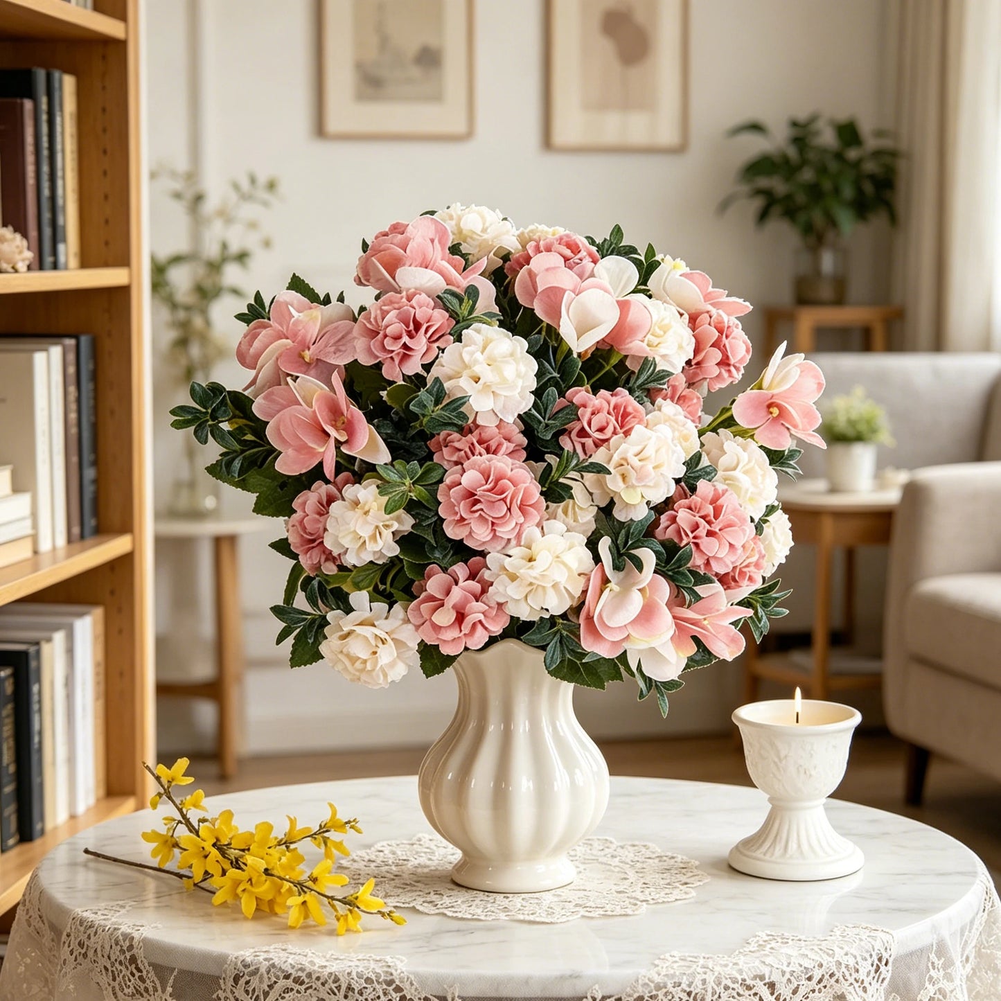 Artificial Silk Hydrangea Bouquet | Wedding & Home Decor