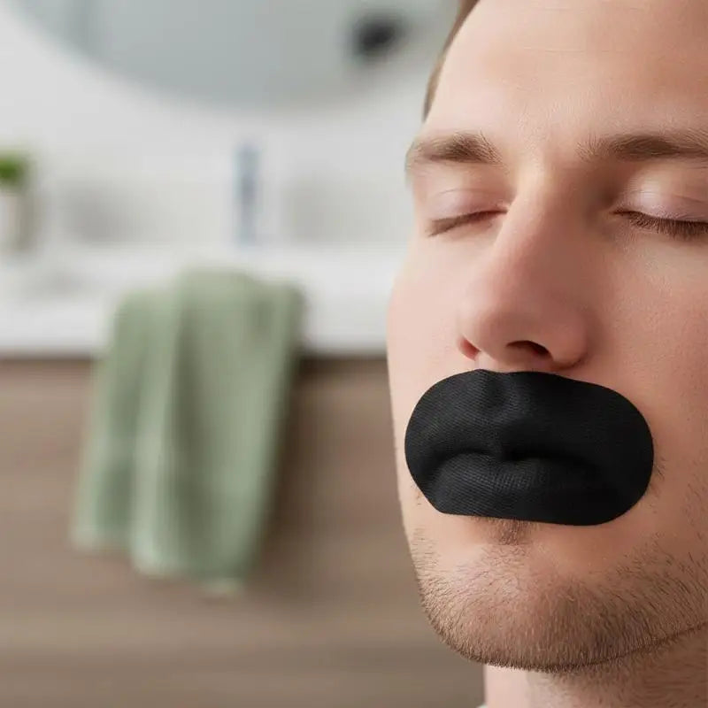 Anti Snoring Sleep Mouth Tape Best Breathing Nasal Strips Improved Sleeping Snoring Relief Preventing Dry Mouth at Night Peaceful Pleasures Health and Wellness