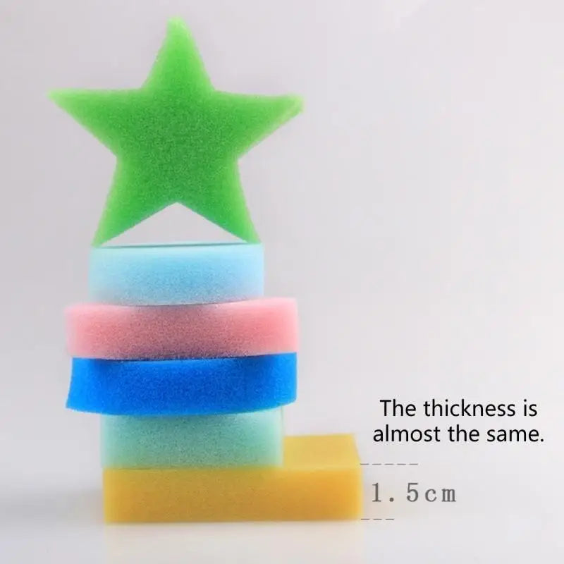 Kids Paint Sponges – 6 Fun Shapes for Toddlers & Children