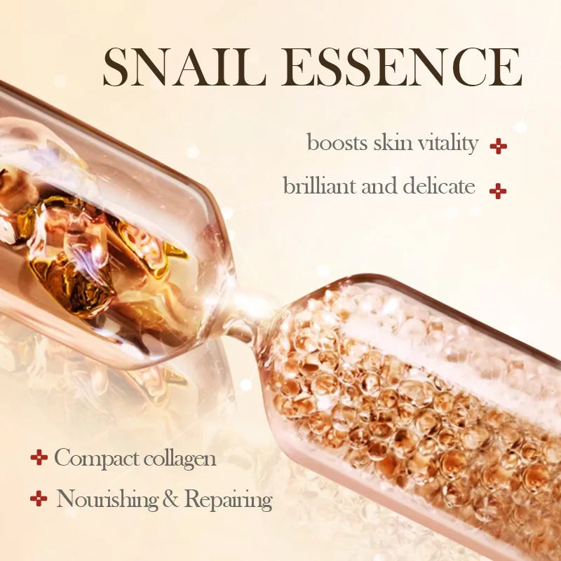 SADOER Rose Snail Face Serum 30 Capsules – Anti-Wrinkle