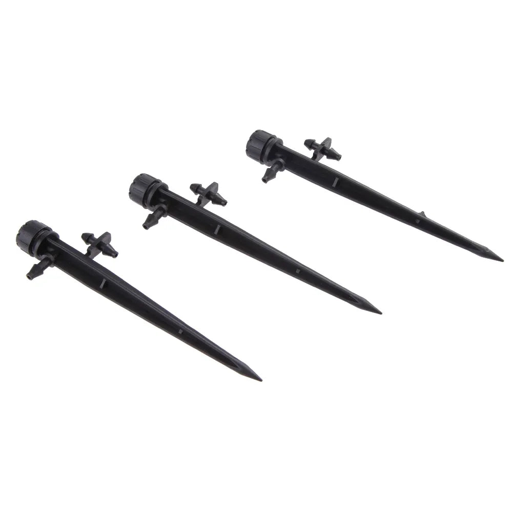 50x Adjustable 360° Drip Irrigation Emitters for Garden Peaceful Pleasures Health and Wellness