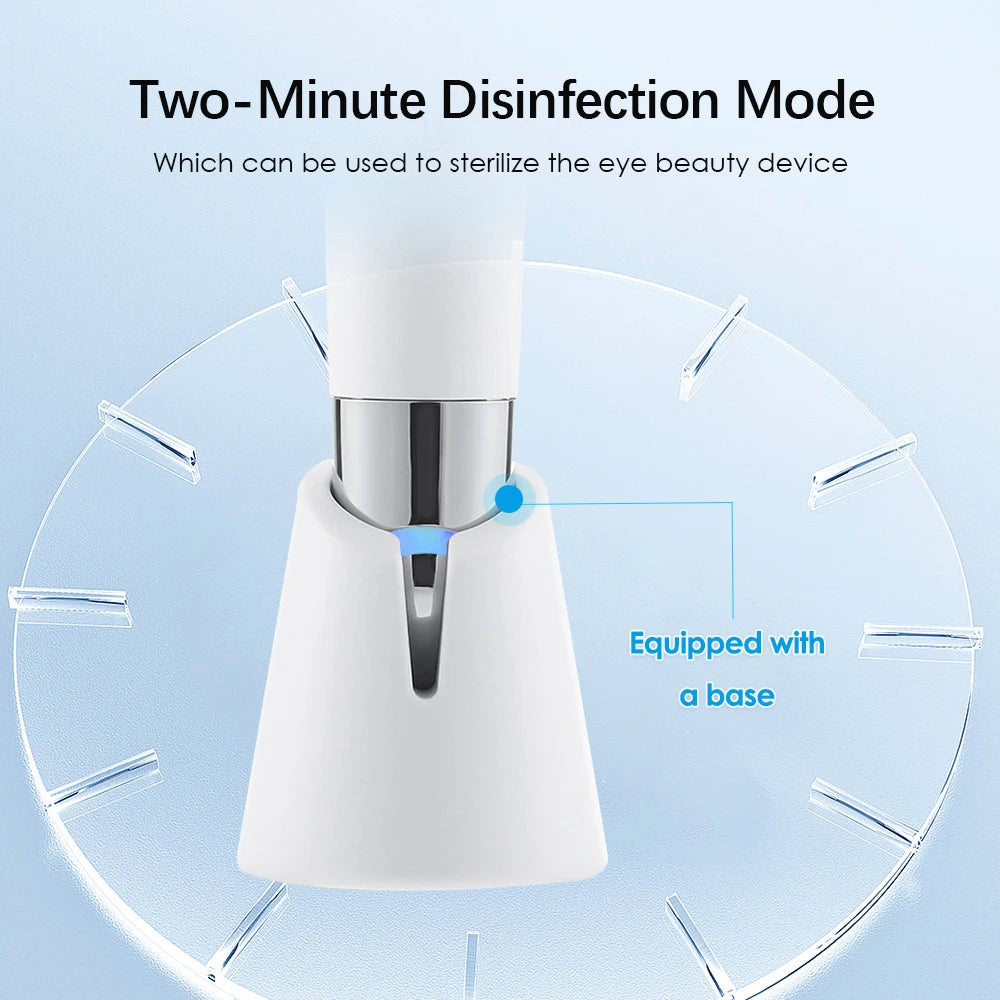 IPL Eye Beauty Device Eye Massager for Dry Eyes Reduce Dark Circles and Puffiness Hot Compress Eye Lift Wand Vibration Red Light Peaceful Pleasures Health and Wellness