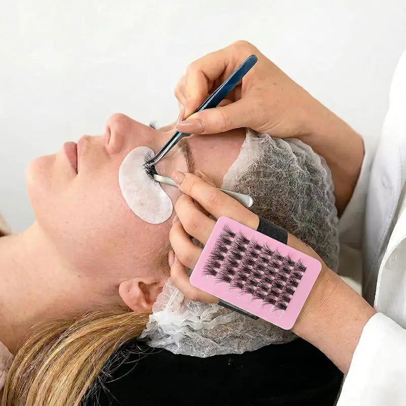 Wrist Strap Style Eyelash Show Boards Handheld Lash Sorting Tray Lash Holder Portable Eyelash Extension Pallet Makeup Tools Peaceful Pleasures Health and Wellness