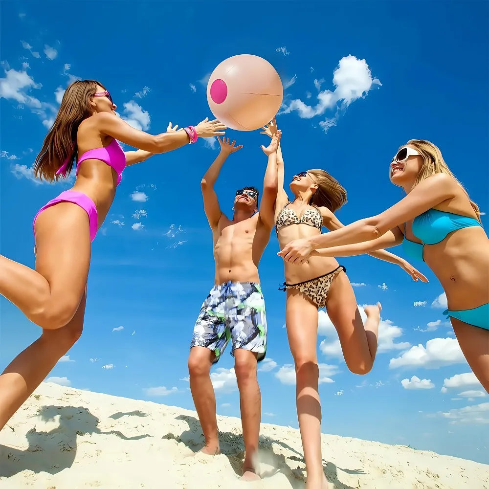 Novelty Inflatable Beach Balls – Pool Party Toys for Kids & Adults