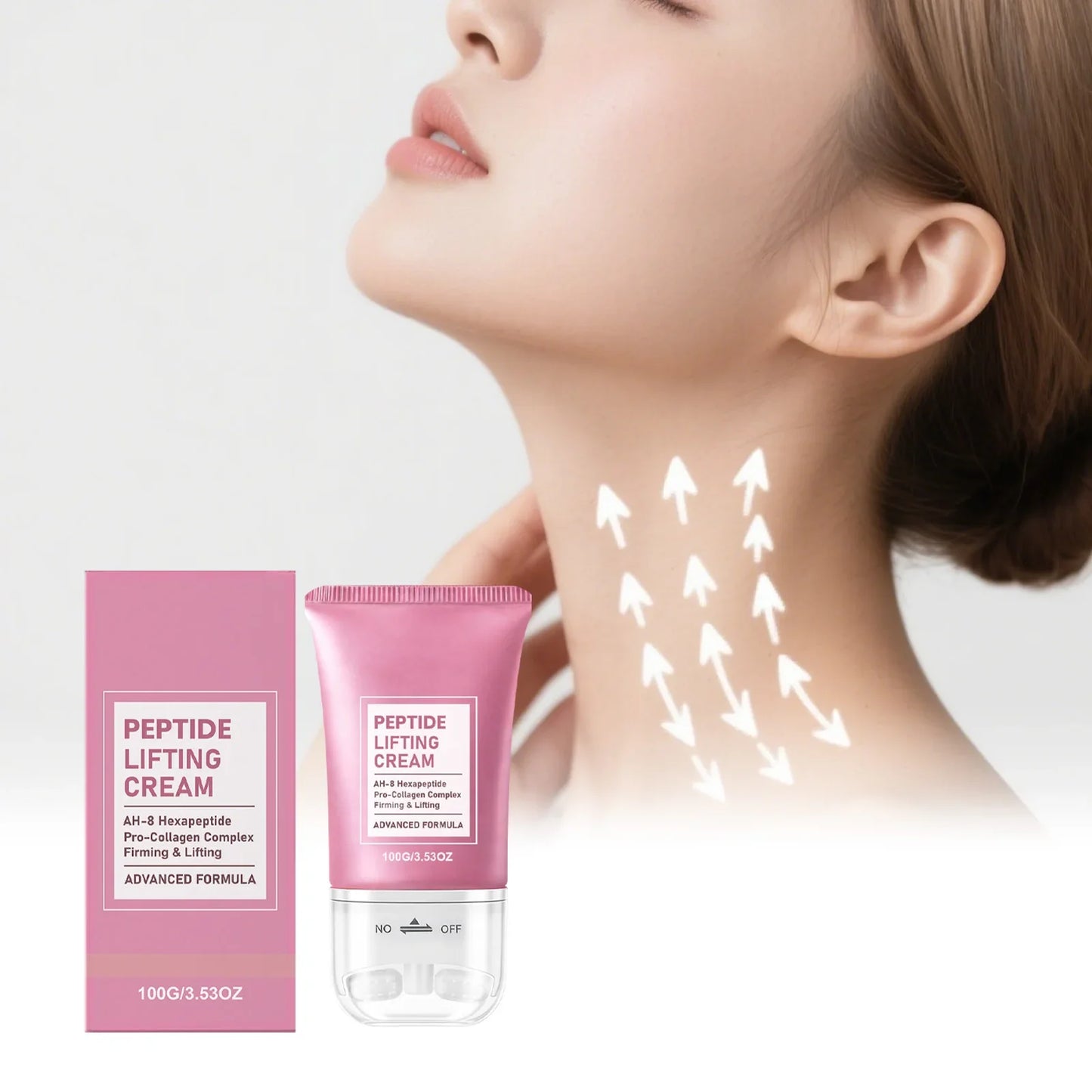 AH-8 Firming Neck Roller Cream – Lift, Tighten & Fade Fine Lines