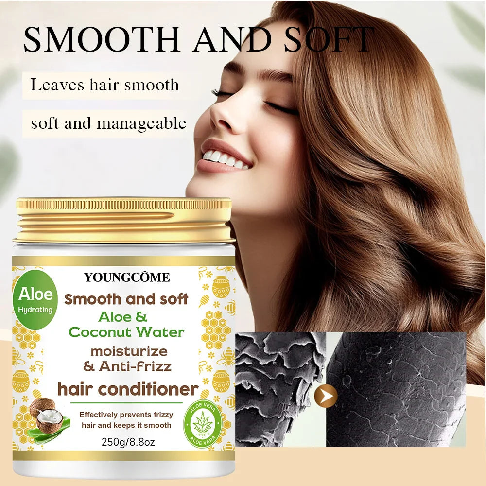 Aloe Vera & Coconut Water Hair Conditioner – Repair & Moisturize