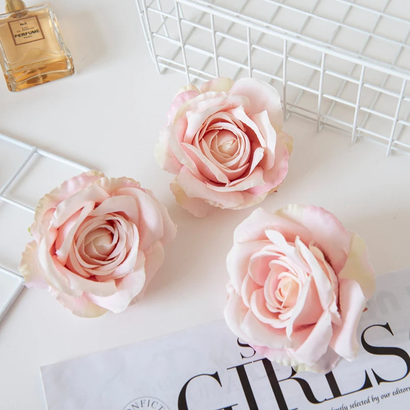 Silk Rose Artificial Flowers for Wedding, Home & DIY Décor