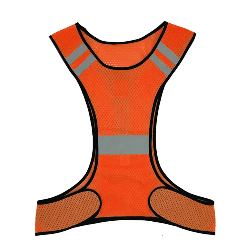 Reflective Safety Running Vest Outdoor Safety Visibility for Cycling Jogging Wear Peaceful Pleasures Health and Wellness