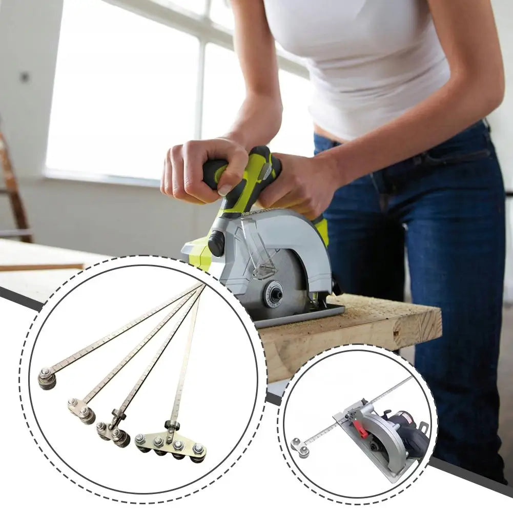 Circular Saw Guide Ruler – Adjustable Rip Guide for Woodworking