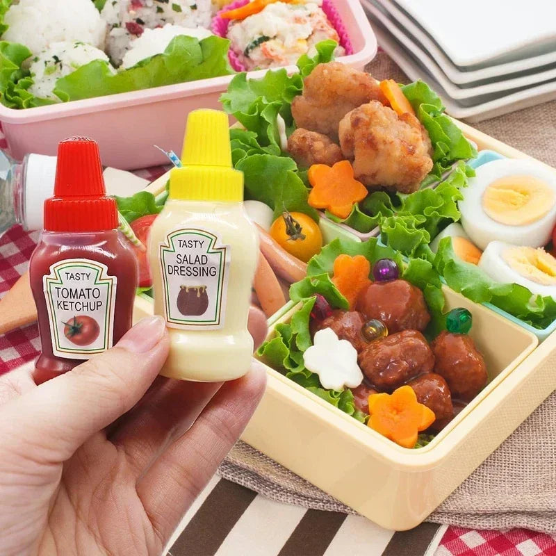 Mini Seasoning Squeeze Bottles – Portable Sauce Set for Camping