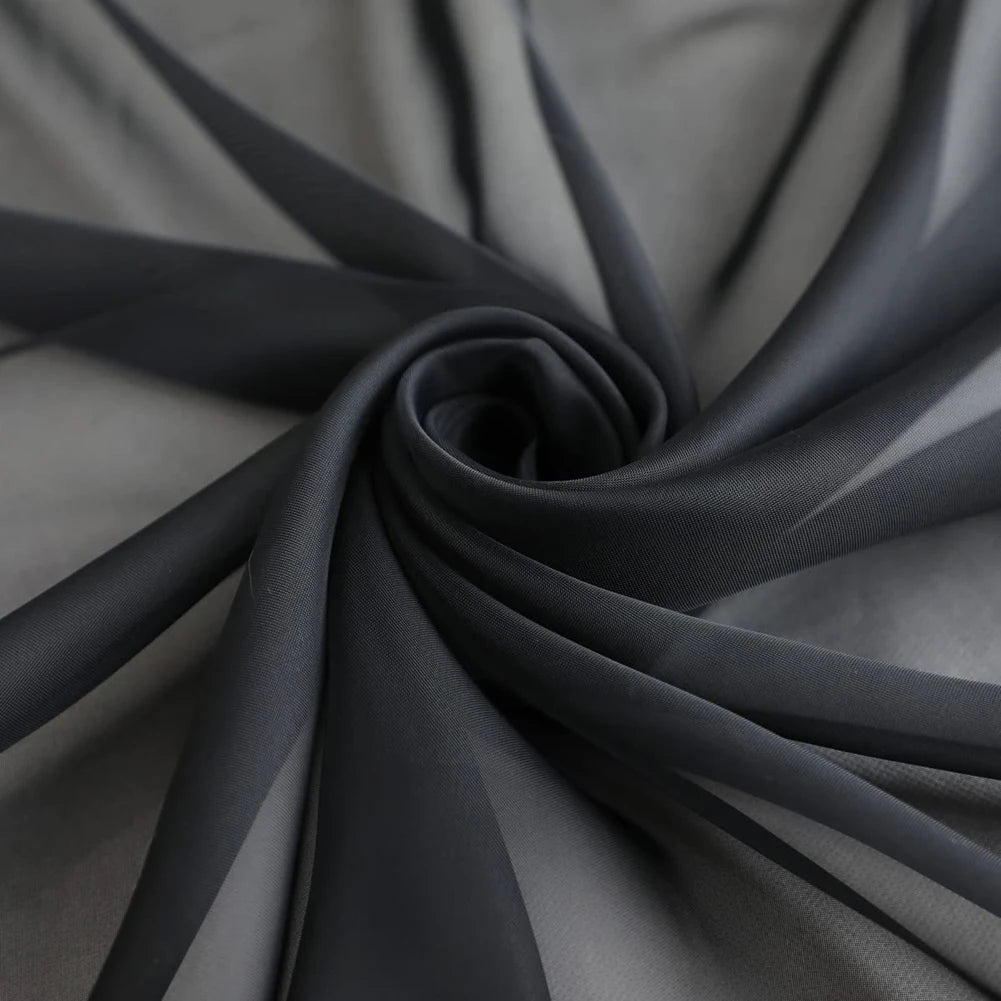 White Sheer Curtains Home Decoration Grommet/Rod Pocket Semi Tulle Window Treatments for Bedroom/Living Room Peaceful Pleasures Health and Wellness Black 132x216CM 1 panel Grommet