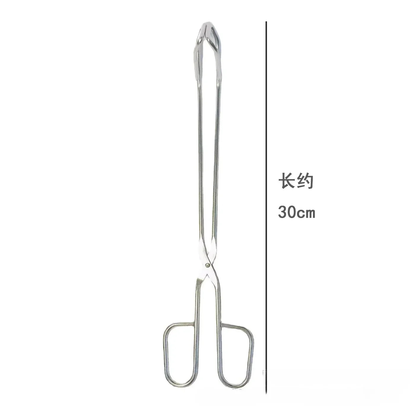 Stainless Steel Food Clip Kitchen Clip Barbecue Steak Triangle Bread Clip Peaceful Pleasures Health and Wellness 1pc large size