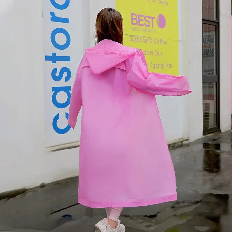 Unisex EVA Raincoat – Waterproof Rain Poncho for Camping & Hiking