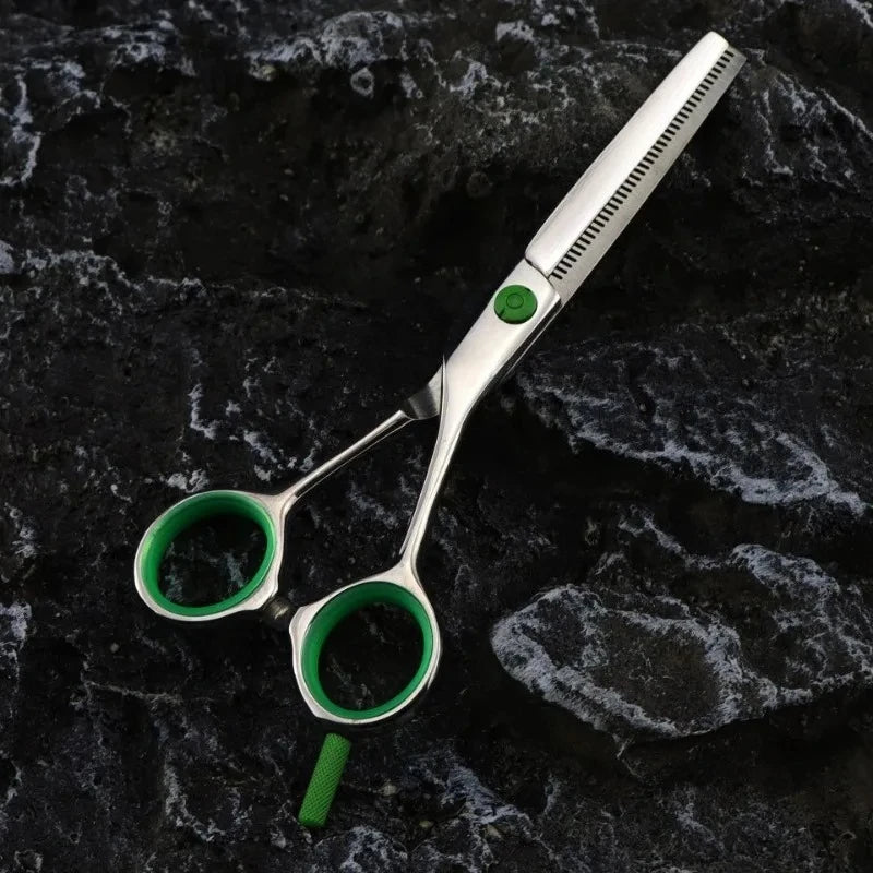 Hairdressing Scissors Stainless Steel Professional Hairdressing Scissors Cutting Thinning Scissors Barber Shear Home Salon Peaceful Pleasures Health and Wellness